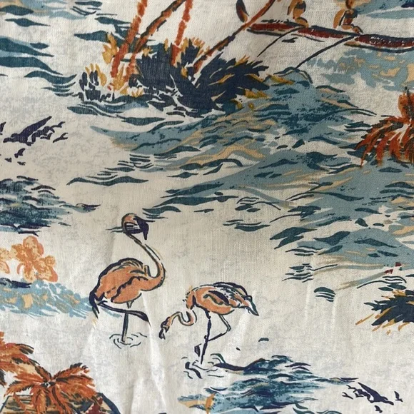 Free People Beach Party Flamingo Midi Linen Blend Dress - Picture 5 of 16